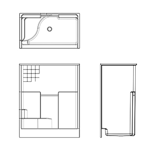 Aquatic 1603COSL-WH